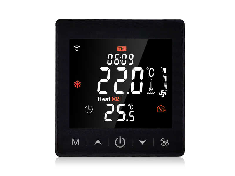 Smart WiFi Fan Coil Thermostat مع Alexa و Google