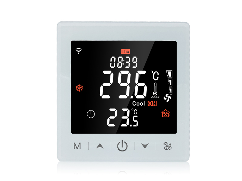 Ultra-large colorful screen LCD smart thermostat