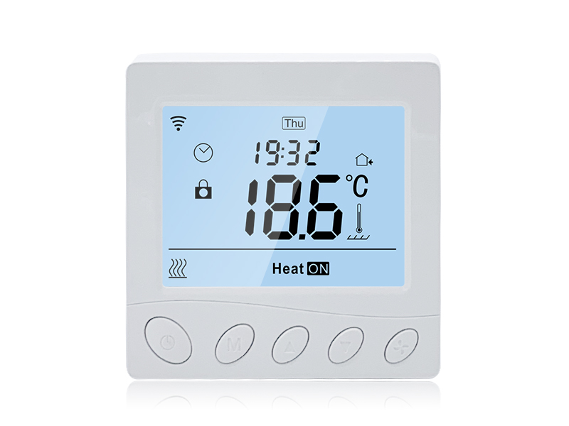 Large Screen LCD Smart Wi-Fi Thermostat